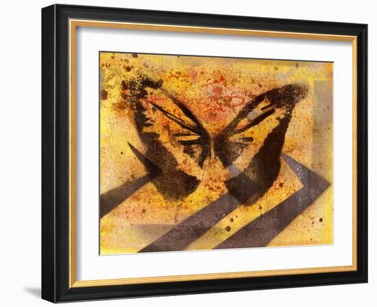 Flutterby-Whoartnow-Framed Giclee Print