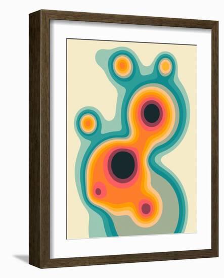 Flux 1-Jazzberry Blue-Framed Giclee Print