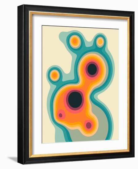 Flux 1-Jazzberry Blue-Framed Giclee Print