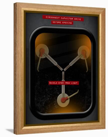 Flux Capacitor-null-Framed Stretched Canvas