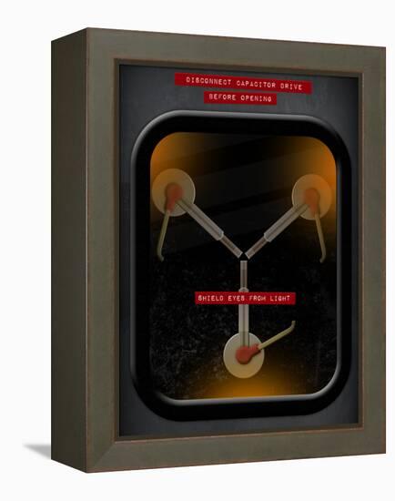 Flux Capacitor-null-Framed Stretched Canvas