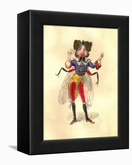 Fly 1873 'Missing Links' Parade Costume Design-Charles Briton-Framed Premier Image Canvas