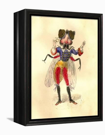 Fly 1873 'Missing Links' Parade Costume Design-Charles Briton-Framed Premier Image Canvas