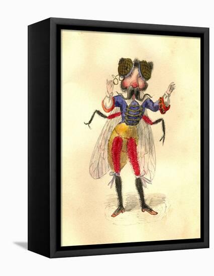 Fly 1873 'Missing Links' Parade Costume Design-Charles Briton-Framed Premier Image Canvas