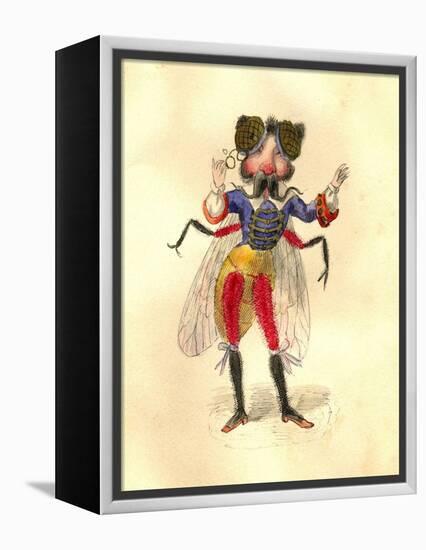 Fly 1873 'Missing Links' Parade Costume Design-Charles Briton-Framed Premier Image Canvas