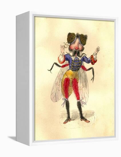 Fly 1873 'Missing Links' Parade Costume Design-Charles Briton-Framed Premier Image Canvas