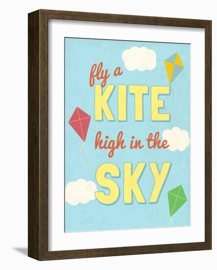 Fly a Kite-null-Framed Art Print