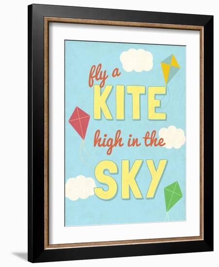 Fly a Kite-null-Framed Art Print