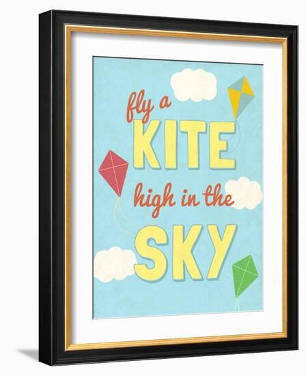 Fly a Kite-null-Framed Art Print