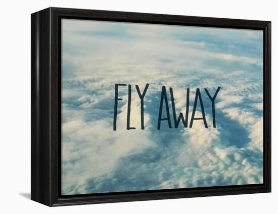 Fly Away Clouds-Leah Flores-Framed Premier Image Canvas