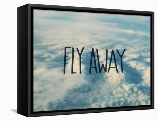 Fly Away Clouds-Leah Flores-Framed Premier Image Canvas