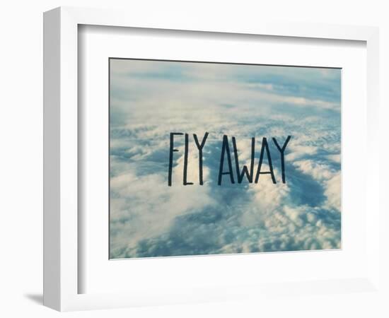 Fly Away Clouds-Leah Flores-Framed Giclee Print