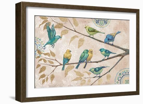 Fly Away I With Suzani-Janelle Penner-Framed Art Print