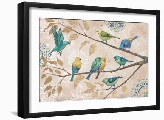 Fly Away I With Suzani-Janelle Penner-Framed Art Print