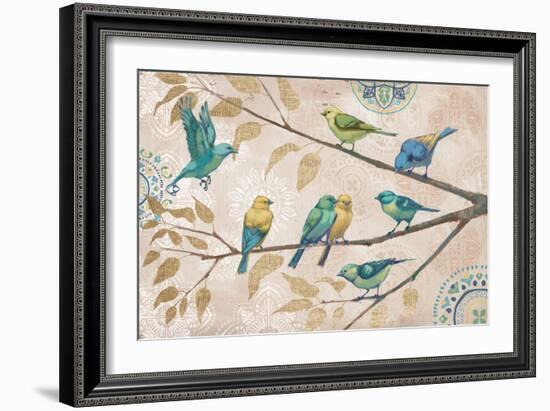 Fly Away I With Suzani-Janelle Penner-Framed Art Print