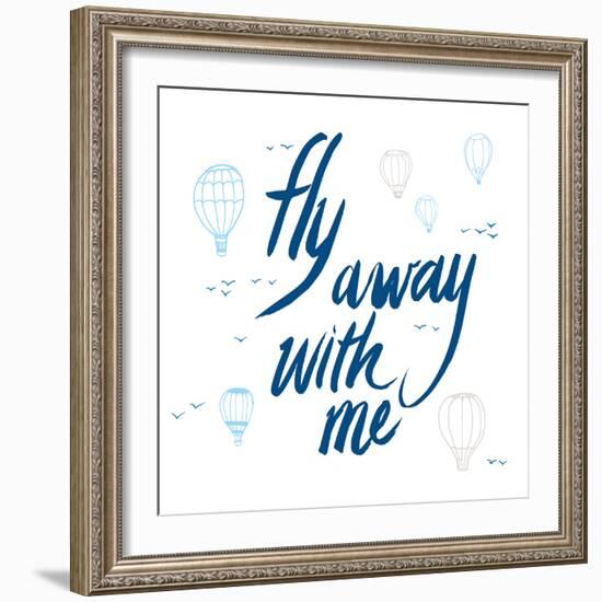 Fly Away With Me-Wild Apple Portfolio-Framed Art Print