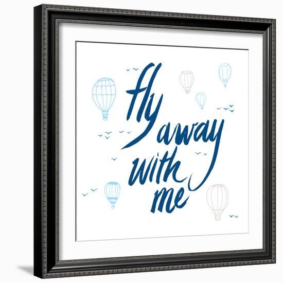 Fly Away With Me-Wild Apple Portfolio-Framed Art Print