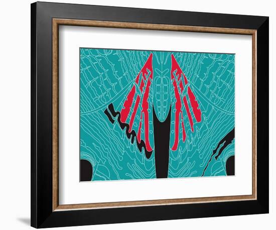 Fly Blueprint-Belen Mena-Framed Giclee Print