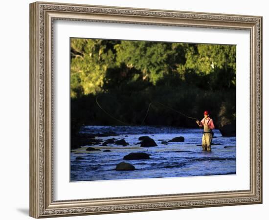 Fly Fisherman-null-Framed Photographic Print