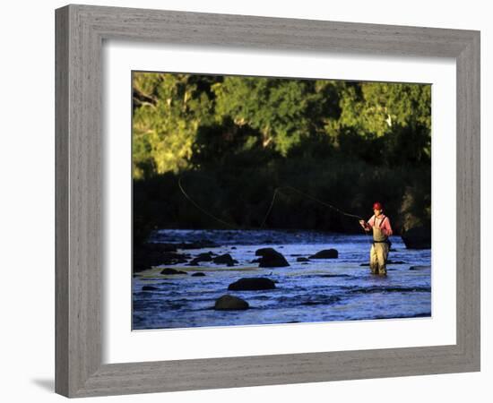 Fly Fisherman-null-Framed Photographic Print