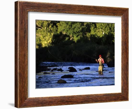 Fly Fisherman-null-Framed Photographic Print