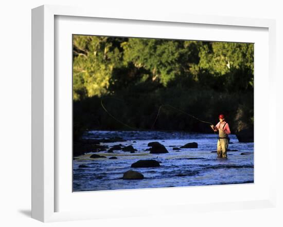 Fly Fisherman-null-Framed Photographic Print