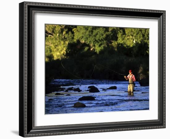 Fly Fisherman-null-Framed Photographic Print