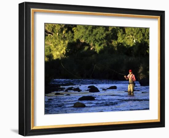 Fly Fisherman-null-Framed Photographic Print