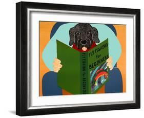 Fly Fishing For Beginners-Stephen Huneck-Framed Giclee Print