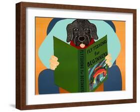 Fly Fishing For Beginners-Stephen Huneck-Framed Giclee Print