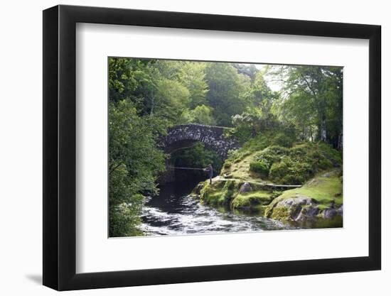 Fly Fishing on the River Shiel, Near Acharacle, Invernesshire, Scotland, United Kingdom, Europe-Duncan Maxwell-Framed Photographic Print