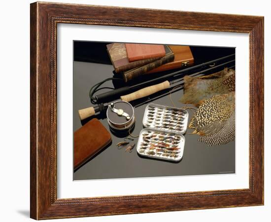 Fly Fishing Still Life-null-Framed Photographic Print