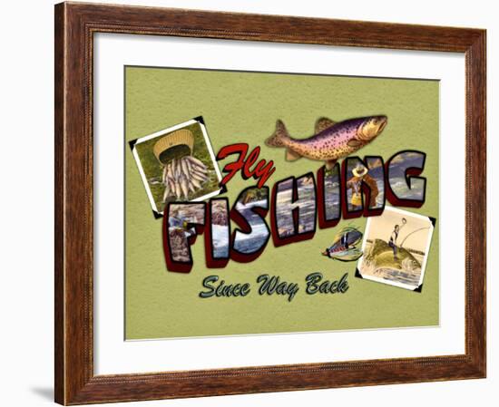 Fly Fishing-Kate Ward Thacker-Framed Giclee Print