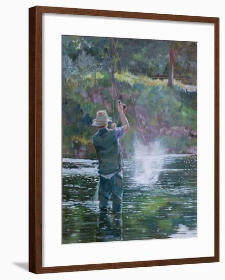 Fly Fishing-Rosemary Lowndes-Framed Giclee Print