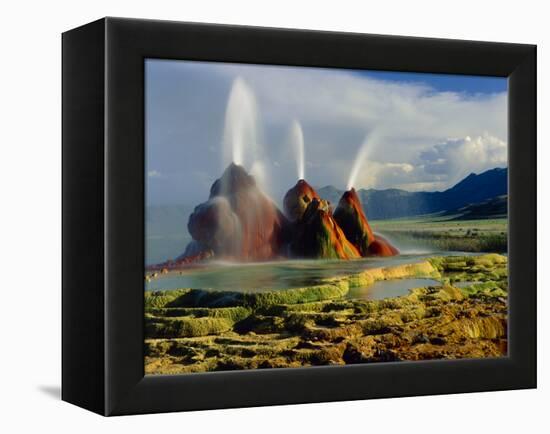 Fly Geyser In the Black Rock Desert, Nevada, USA-Keith Kent-Framed Premier Image Canvas