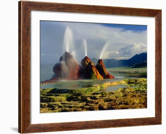 Fly Geyser In the Black Rock Desert, Nevada, USA-Keith Kent-Framed Photographic Print