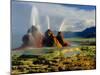 Fly Geyser In the Black Rock Desert, Nevada, USA-Keith Kent-Mounted Photographic Print