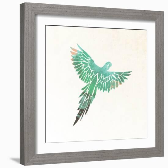 Fly High-Jace Grey-Framed Art Print