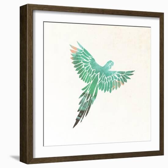 Fly High-Jace Grey-Framed Art Print