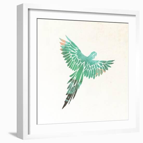 Fly High-Jace Grey-Framed Art Print