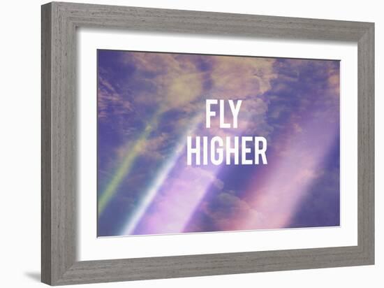 Fly Higher-Vintage Skies-Framed Giclee Print