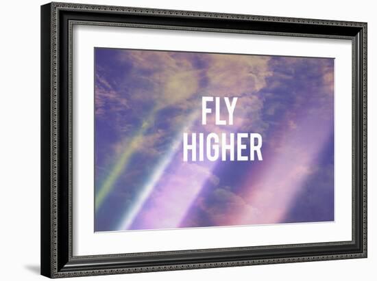 Fly Higher-Vintage Skies-Framed Giclee Print