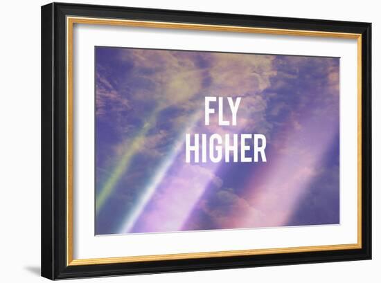 Fly Higher-Vintage Skies-Framed Giclee Print