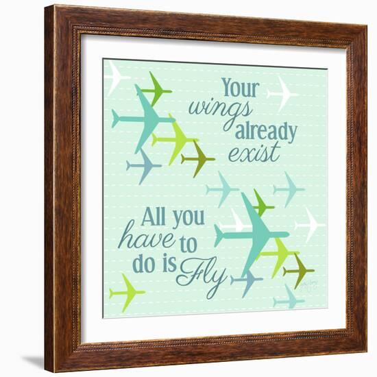 Fly I-Patty Young-Framed Art Print