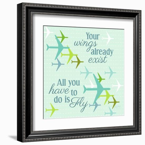 Fly I-Patty Young-Framed Art Print