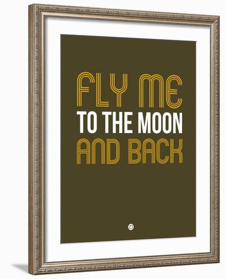 Fly Me to the Moon and Back-NaxArt-Framed Art Print