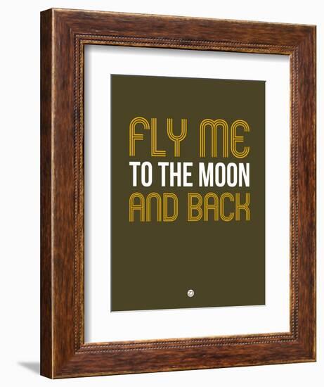 Fly Me to the Moon and Back-NaxArt-Framed Art Print