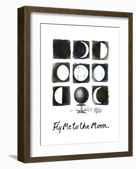 Fly me to the Moon-null-Framed Giclee Print