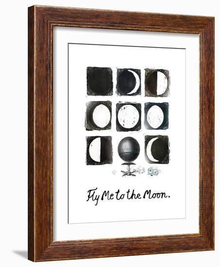 Fly me to the Moon-null-Framed Giclee Print