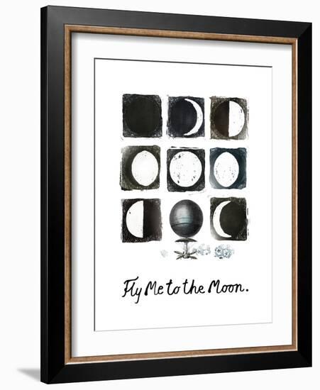 Fly me to the Moon-null-Framed Giclee Print